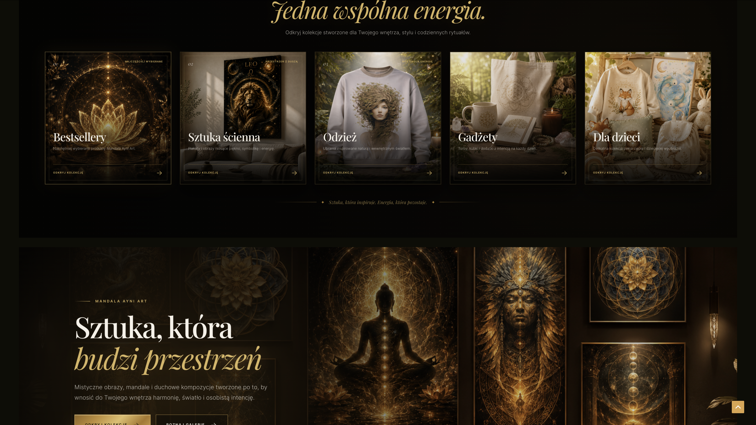 Podgląd sklepu internetowego Mandala Ayni Art